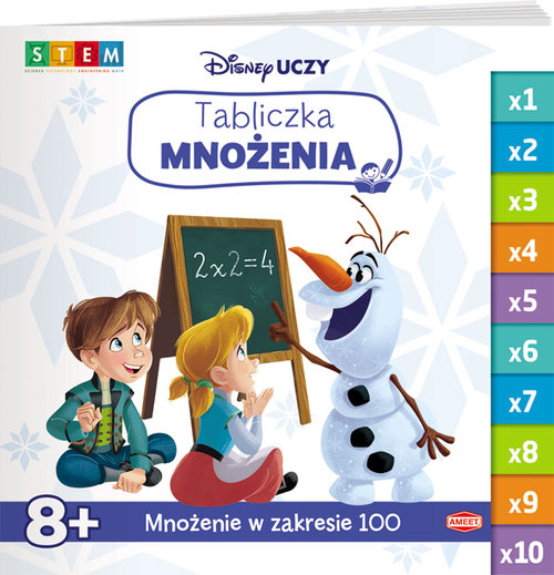 Image of Disney Uczy Kraina Lodu Tabliczka mnożenia