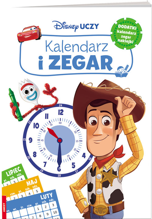 Image of Disney Uczy Filmy Kalendarz i zegar