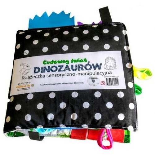 Image of Cudowny świat dinozaurów Książeczka sensoryczno-manipulacyjna