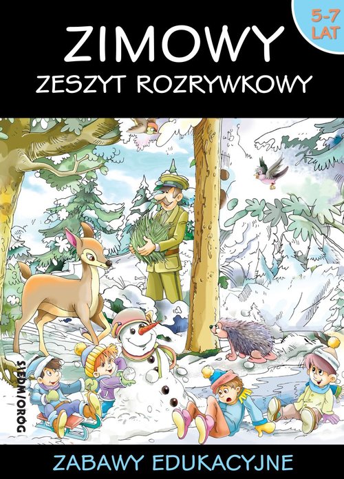 Image of Zimowy zeszyt rozrywkowy Zabawy edukacyjne wiek 5-7 lat