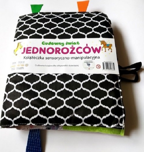 Image of Cudowny świat jednorożców Książeczka sensoryczno-manipulacyjna
