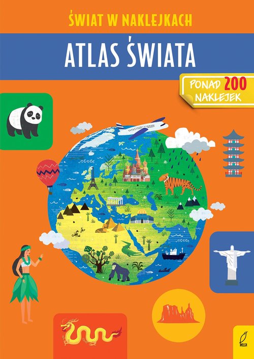 Image of Atlas świata Świat w naklejkach