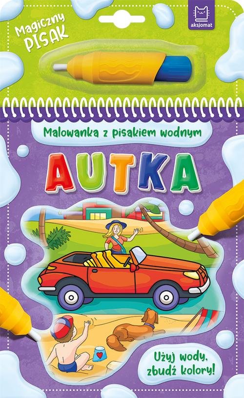 Image of Malowanka z pisakiem wodnym Autka