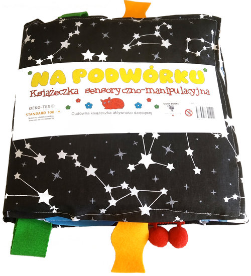 Image of Na podwórku Książeczka sensoryczno-manipulacyjna Cudowna książeczka aktywności dziecięcej