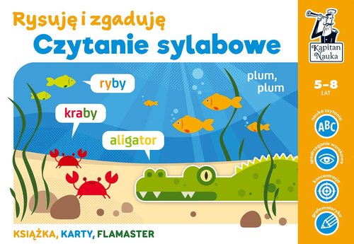 Image of Czytanie sylabowe Rysuję i zgaduję Kapitan Nauka