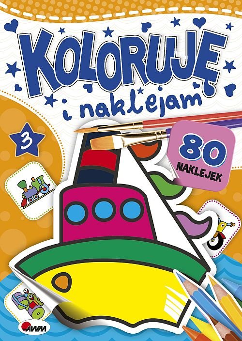 Image of Koloruję i naklejam 3