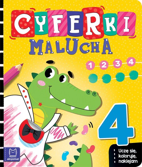 Image of Cyferki Uczę się koloruję naklejam