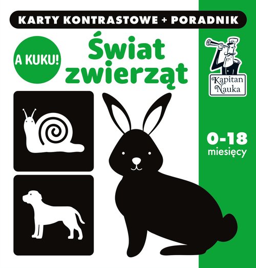 Image of A kuku! Świat Zwierząt Karty kontrastowe + poradnik