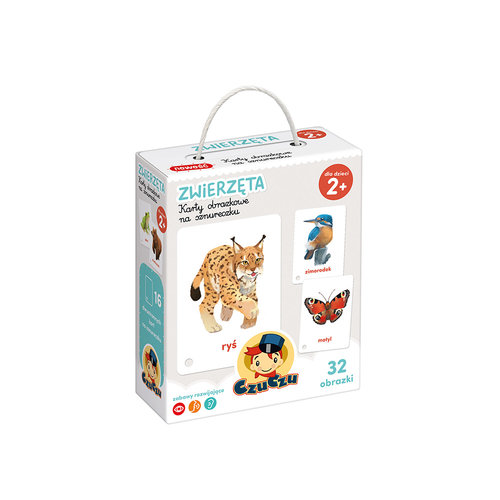 Image of CzuCzu Karty obrazkowe na sznureczku Zwierzęta