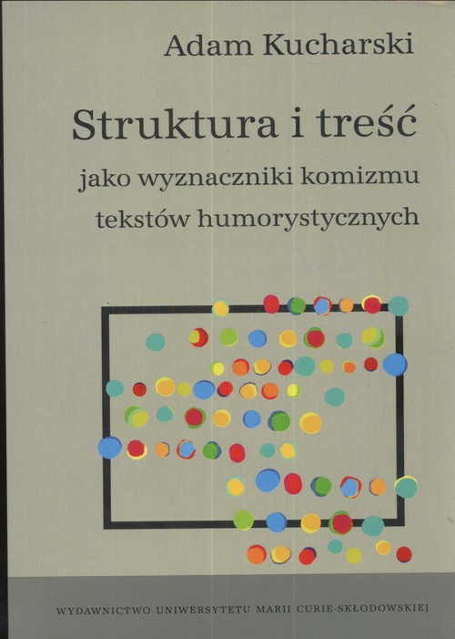 Image of Struktura i treść jako wyznaczniki komizmu tekstów humorystycznych