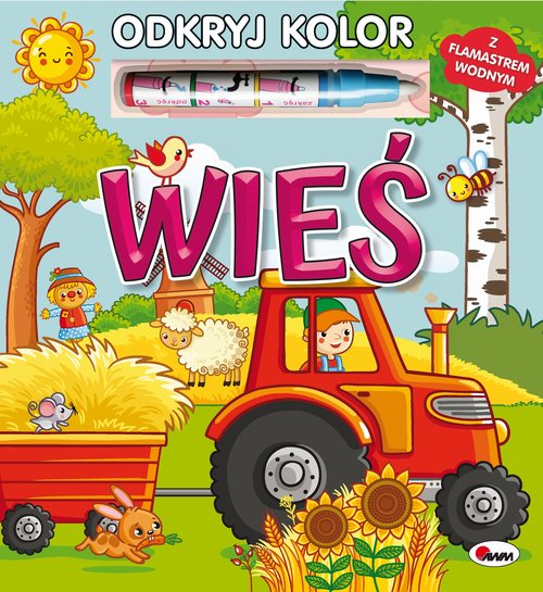Image of Odkryj kolor Wieś z flamastrem wodnym