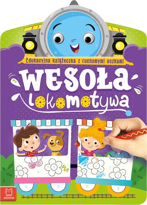 Image of Wesoła lokomotywa Edukacyjna książeczka z ruchomymi oczkami
