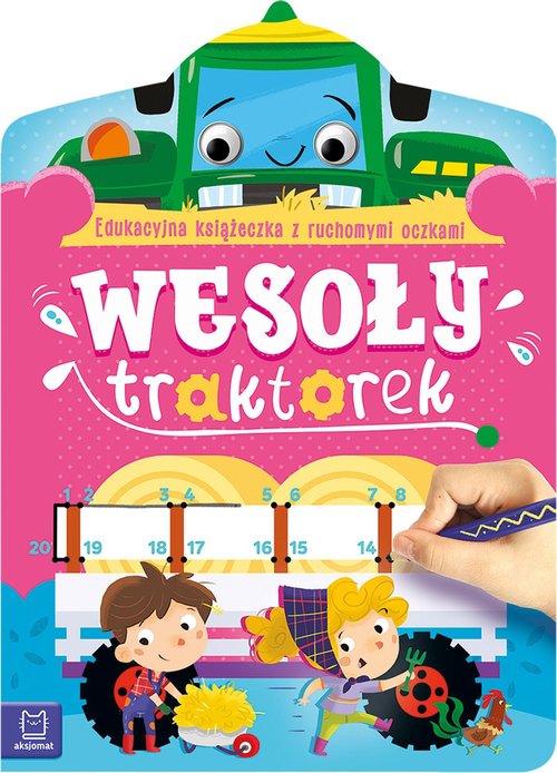 Image of Wesoły traktorek Edukacyjna książeczka z ruchomymi oczkami