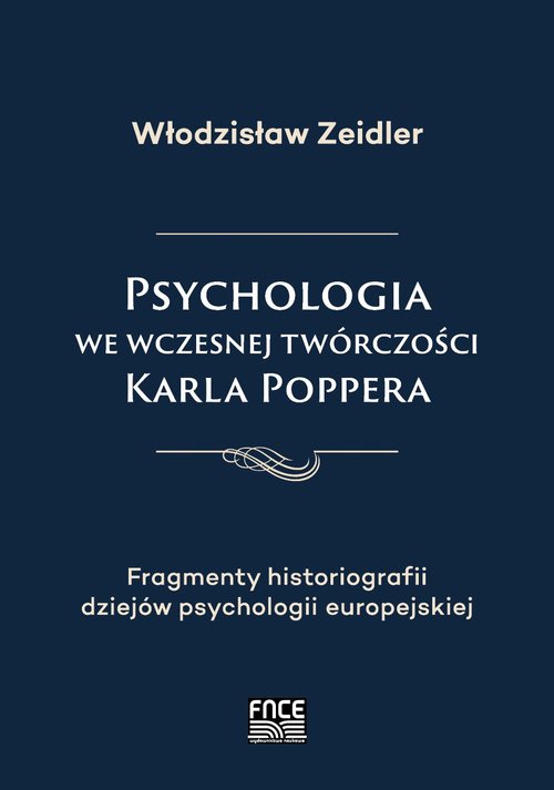 Image of Psychologia we wczesnej twórczości Karla Poppera