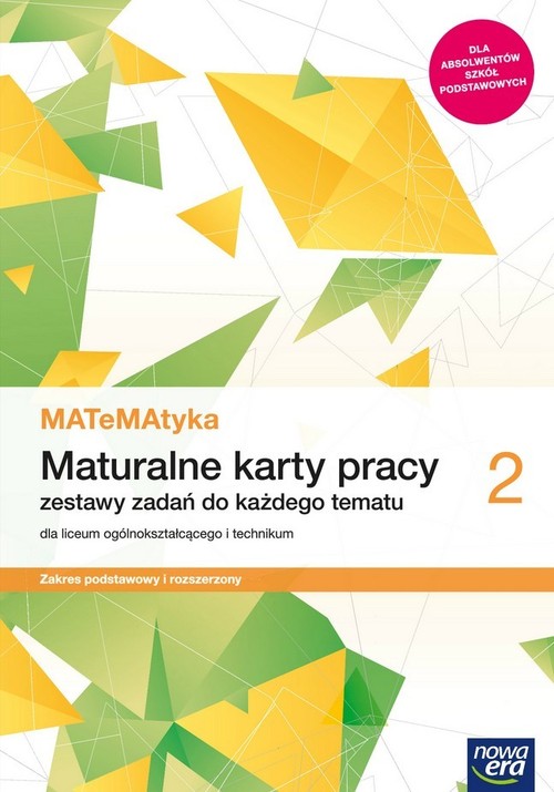 Image of MATeMAtyka 2 Maturalne karty pracy Zakres podstawowy i rozszerzony Szkoła ponadpodstawowa