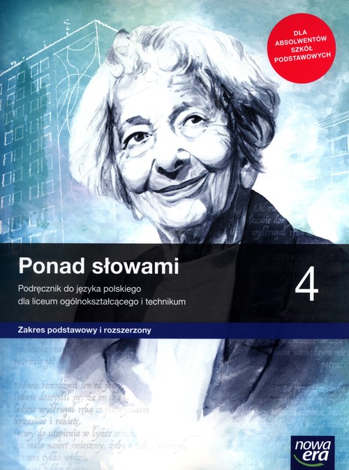 Image of Ponad słowami 4 Podręcznik Zakres podstawowy i rozszerzony Szkoła ponadpodstawowa