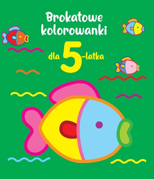Image of Brokatowe kolorowanki dla 5-latka