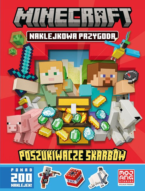 Image of Minecraft. Naklejkowa przygoda. Poszukiwacze skarbów