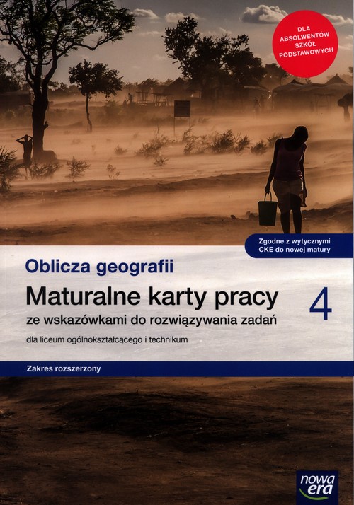 Image of Oblicza geografii 4 Maturalne karty pracy Zakres rozszerzony Szkoła ponadpodstawowa