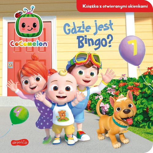 Image of Cocomelon Gdzie jest Bingo? Książka z otwieranymi okienkami