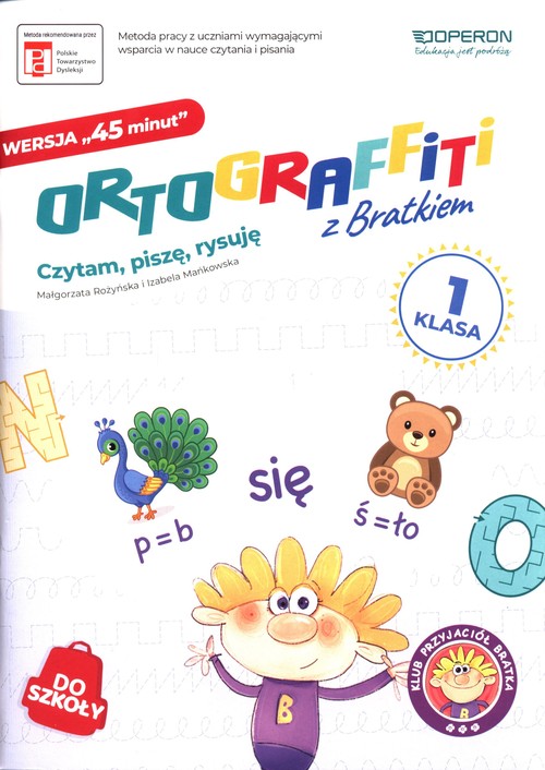 Image of Ortograffiti z Bratkiem Klasa 1 Czytam, piszę, rysuję Edukacja wczesnoszkolna