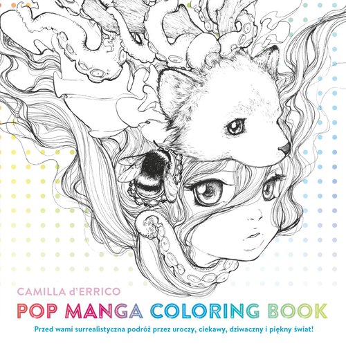 Image of Pop manga coloring book