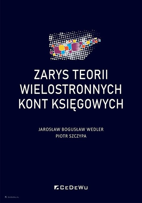 Image of Zarys teorii wielostronnych kont księgowych