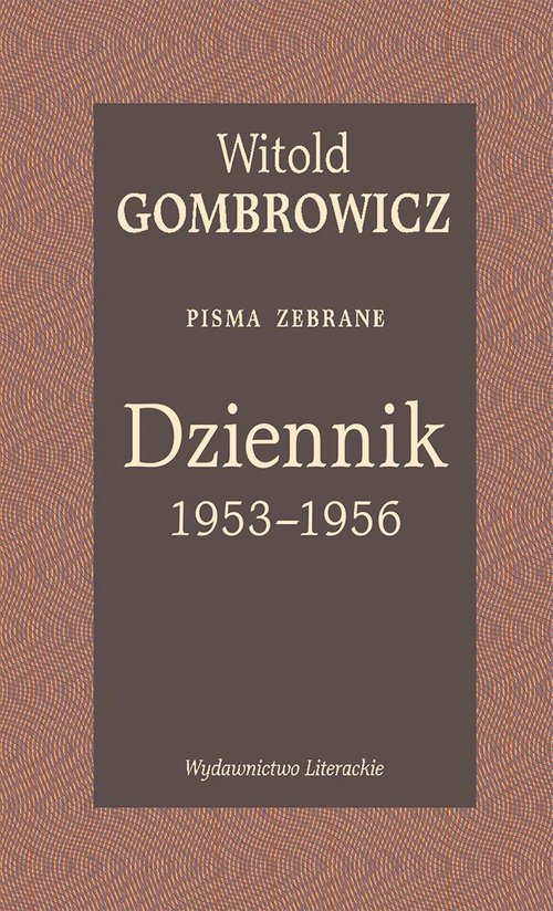 Image of Dziennik 1953-1956 Pisma zebrane