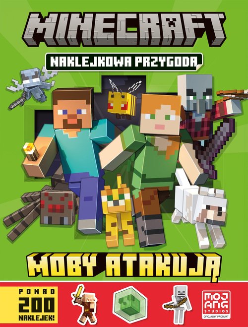 Image of Minecraft. Naklejkowa przygoda. Moby atakują