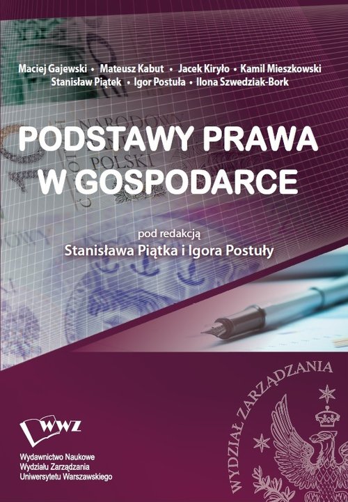 Image of Podstawy prawa w gospodarce