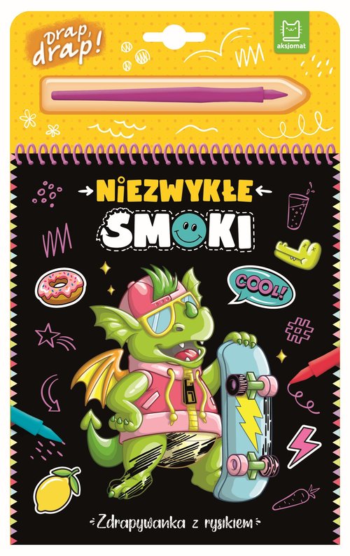 Image of Niezwykłe smoki. Zdrapywanka z rysikiem