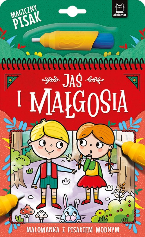 Image of Jaś i Małgosia. Malowanka z pisakiem wodnym
