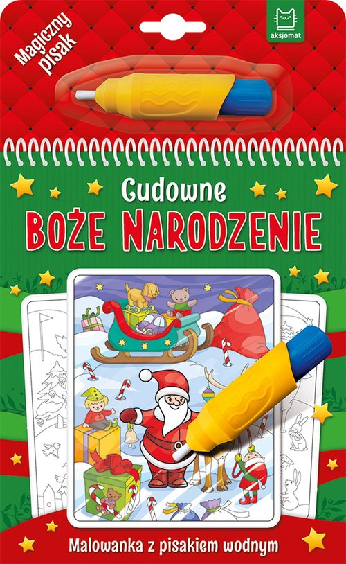 Image of Cudowne Boże Narodzenie. Malowanka z pisakiem wodnym.