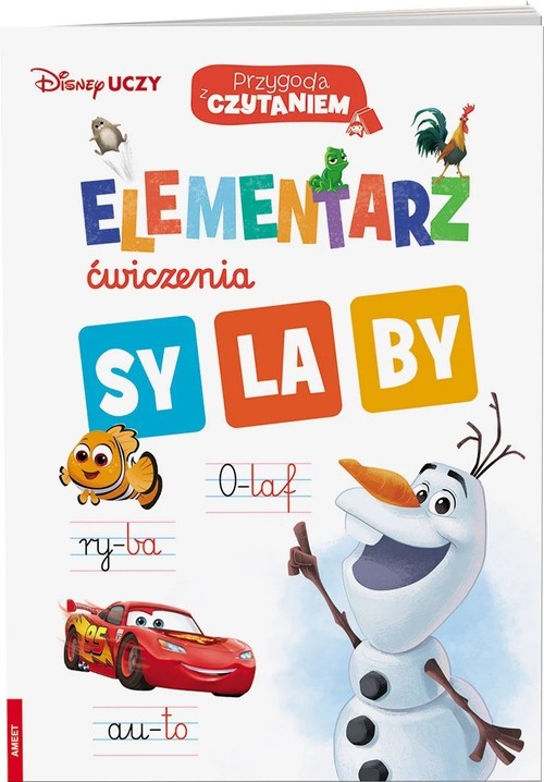 Image of Disney uczy mix Elementarz Ćwiczenia Sylaby