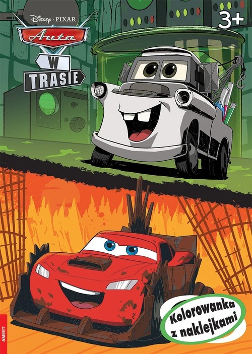 Image of Disney Pixar Auta W Trasie Kolorowanka z naklejkami