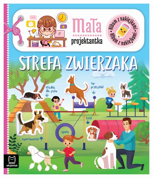 Image of Album z naklejkami Mała projektantka Strefa zwierzaka