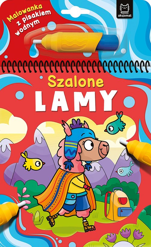 Image of Malowanka z pisakiem wodnym Szalone lamy