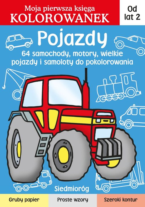 Image of Pojazdy Moja pierwsza księga kolorowanek
