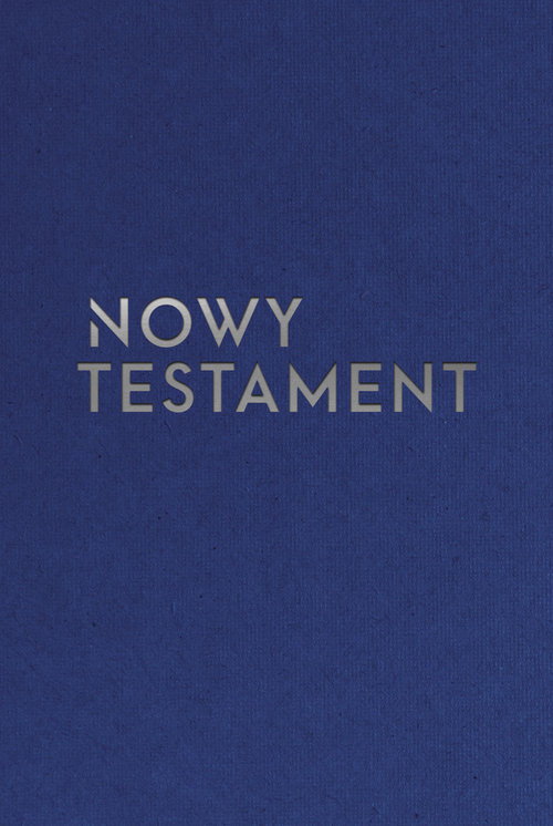Image of Nowy Testament z infografikami Skład dwułamowy wersja srebrna