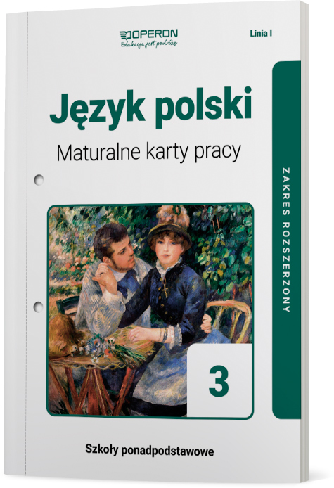 Image of Język polski 3 Maturalne karty pracy Zakres rozszerzony