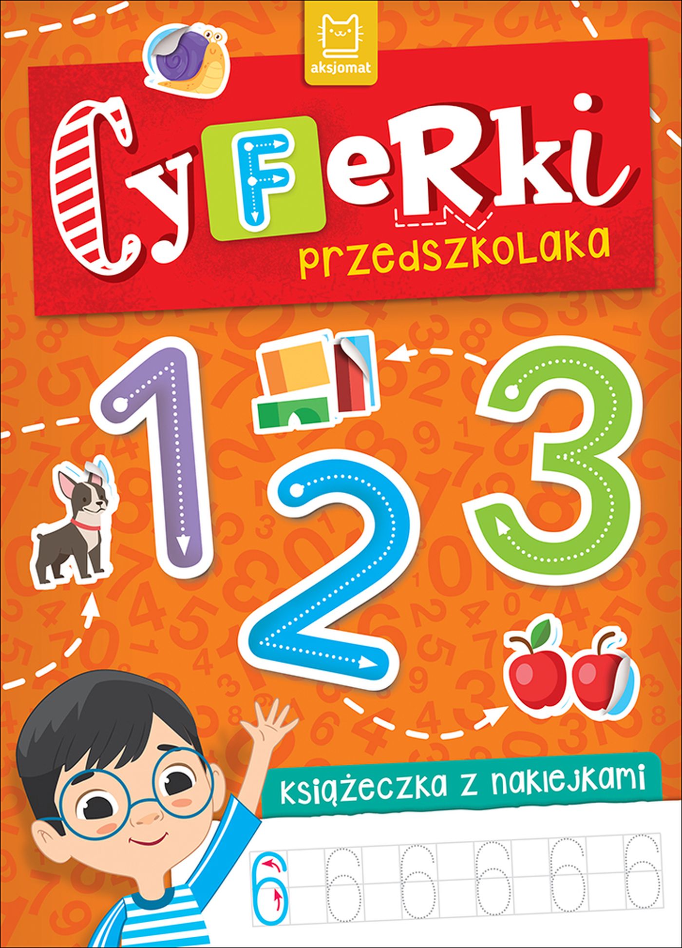 Image of Cyferki przedszkolaka. Książeczka z naklejkami