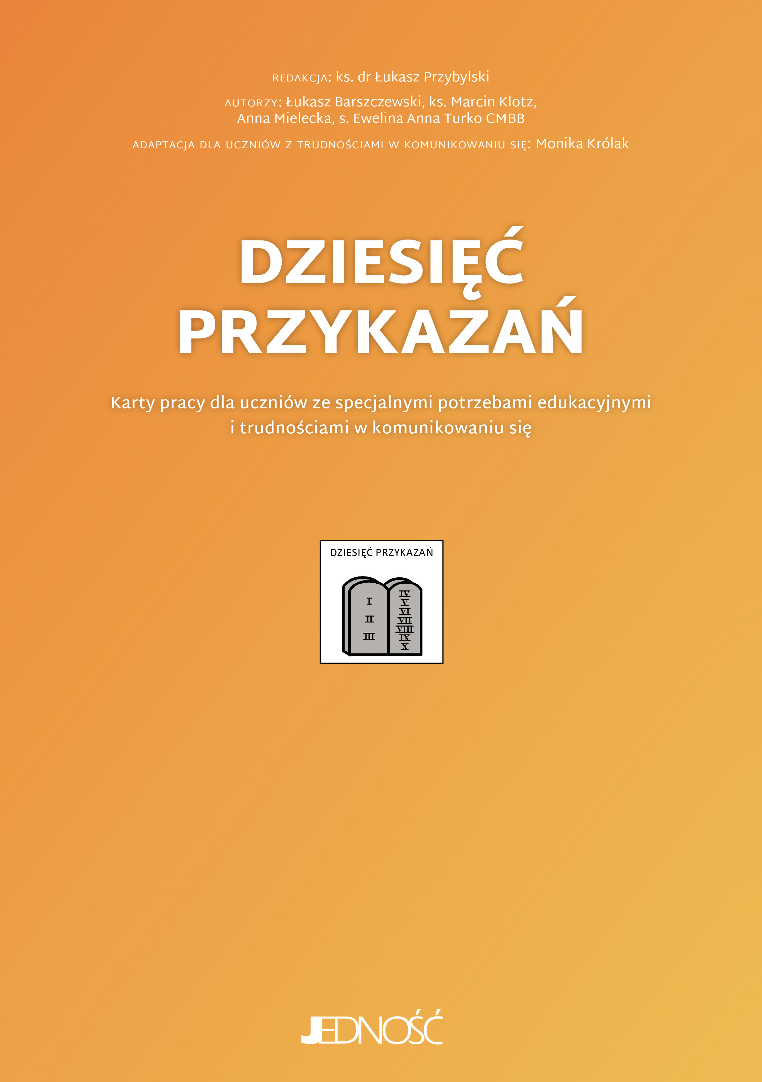 Image of Dziesięć przykazań Karty pracy dla uczniów ze specjalnymi potrzebami edukacyjnymi i trudnościami