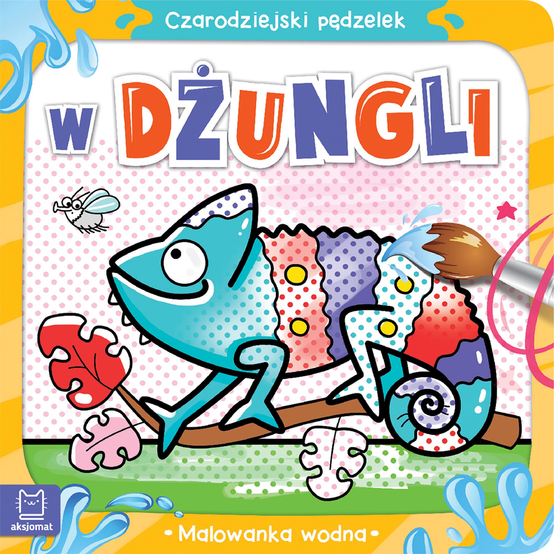 Image of Czarodziejski pędzelek. W dżungli. Malowanka wodna