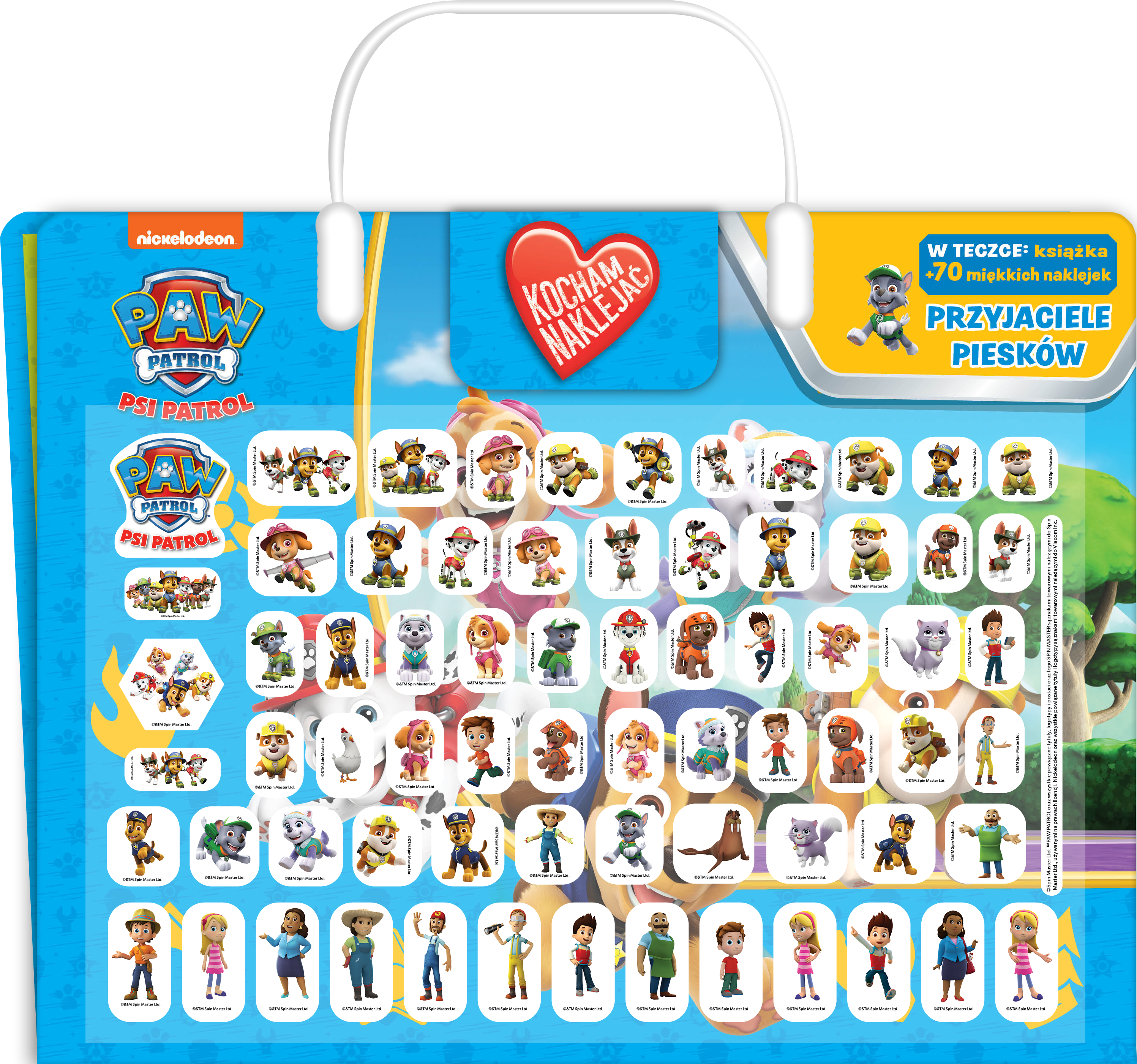 Image of Psi Patrol Kocham naklejać Część 5 Przyjaciele piesków