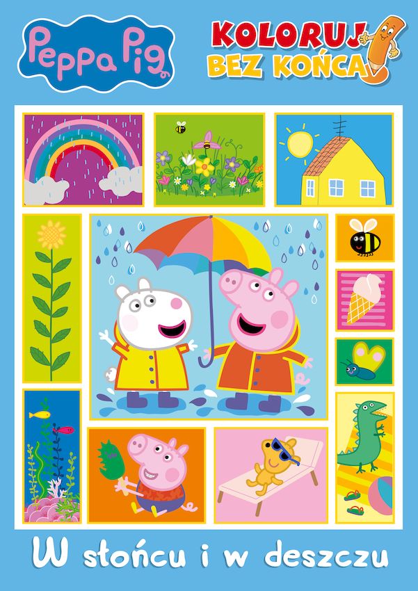 Image of Peppa Pig Koloruj bez końca Część 3 W słońcu i w deszczu
