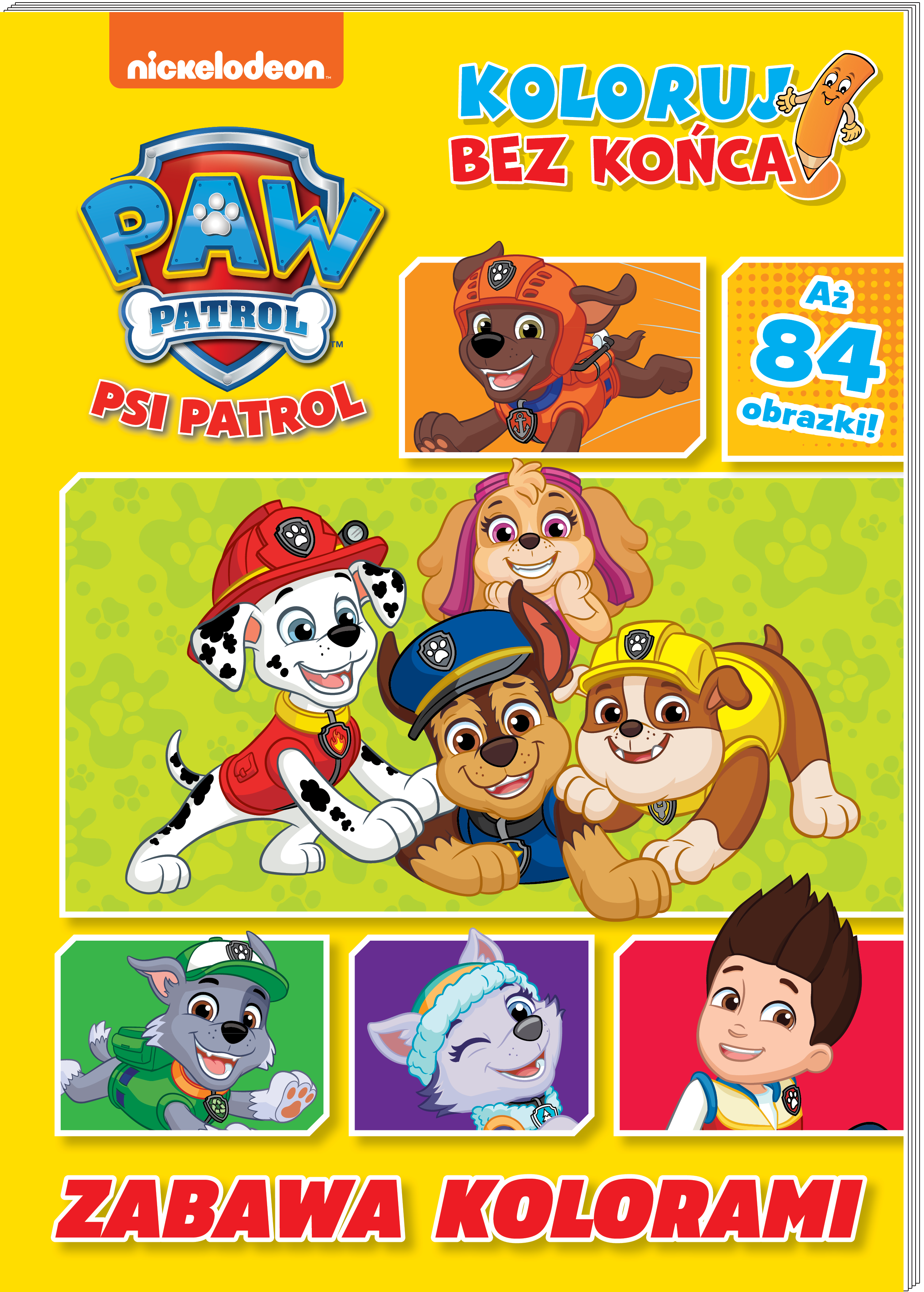 Image of Psi Patrol Koloruj bez końca Część 3 Zabawa kolorami