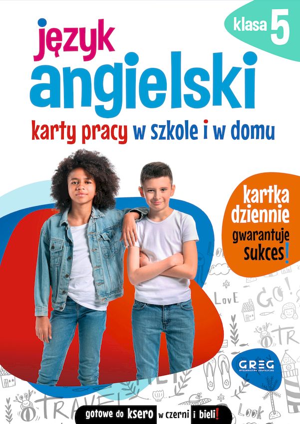 Image of Język angielski. Karty pracy w szkole i w domu. Klasa 5