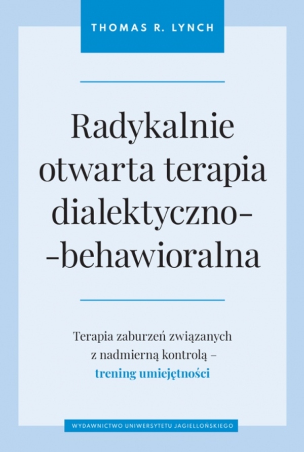 Image of Radykalnie otwarta terapia dialektyczno-behawioralna