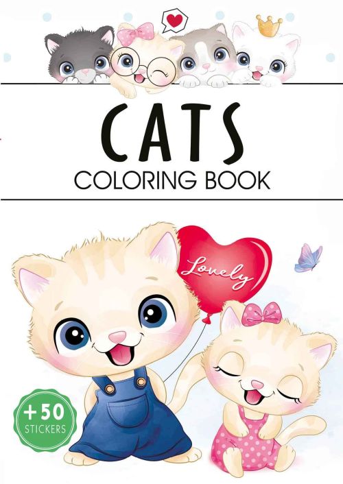 Image of Cats. Kolorowanka