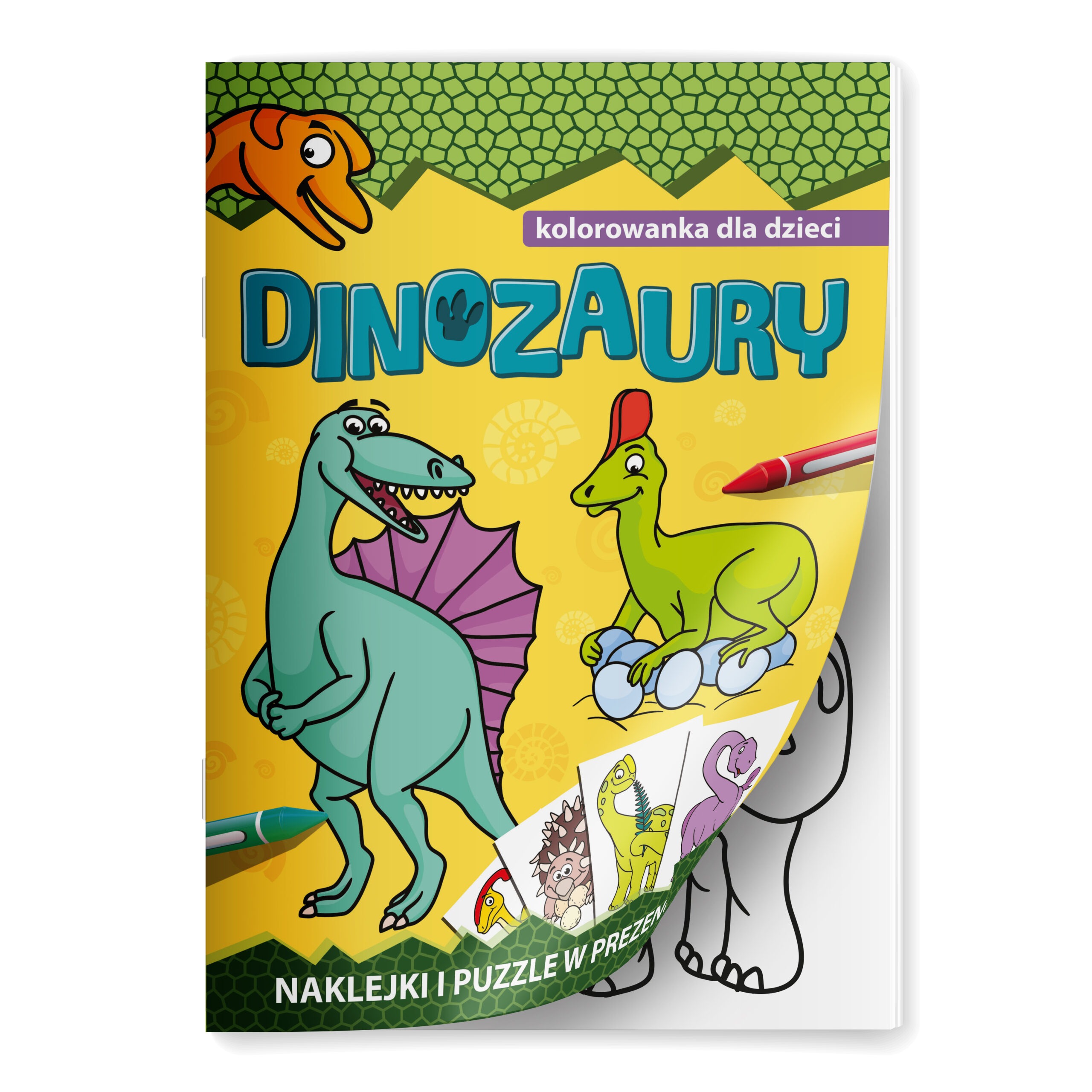 Image of Dinozaury. Kolorowanka dla dzieci